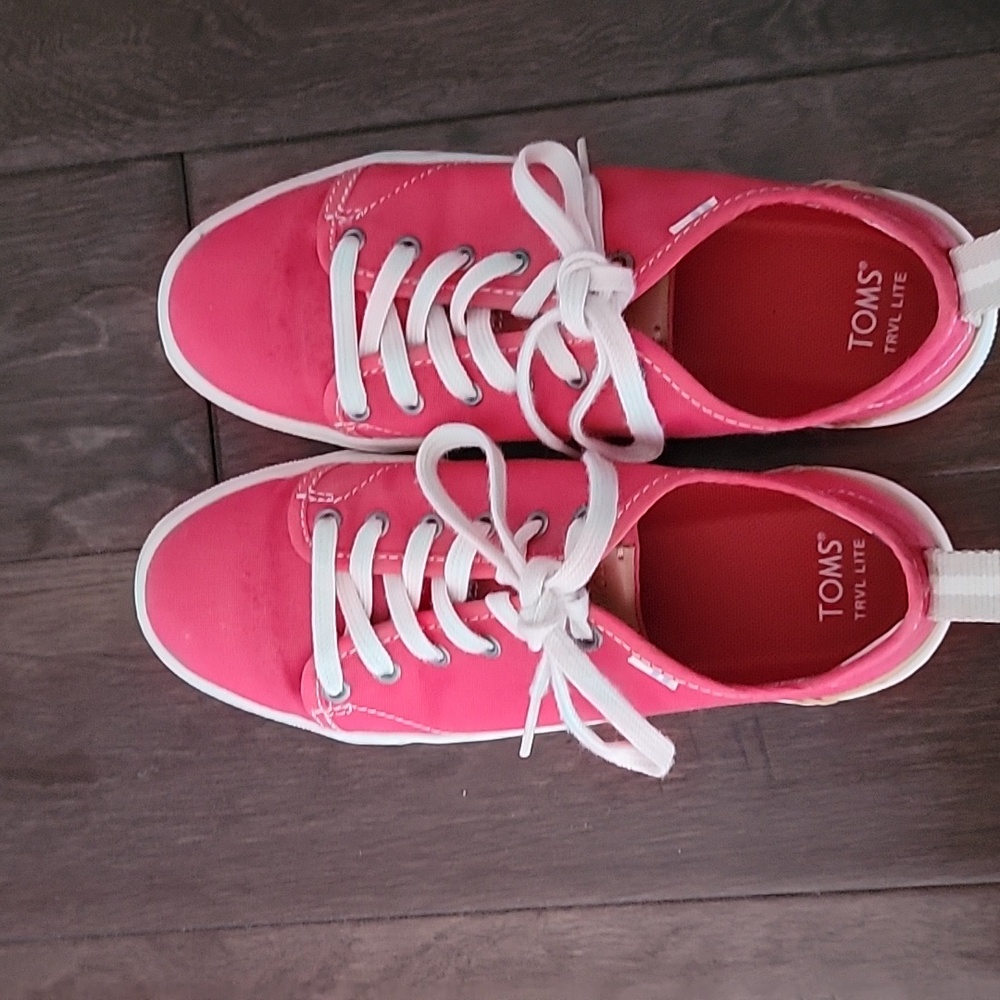 TOMS red sneakers